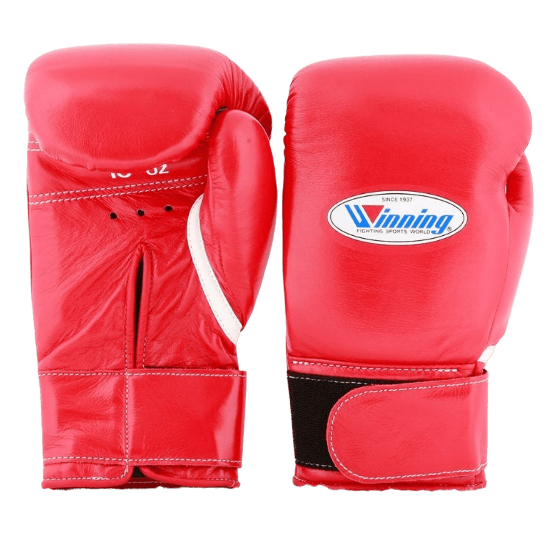 Winning ボクシンググローブ 10oz レッド MS-300-B Winning MS-300-B Boxing Gloves 10oz Velcro – Red – Warrior Fight Store