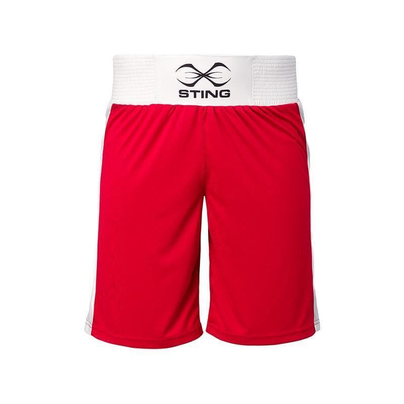 Sting METTLE AIBA APPROVED BOXING SHORTS - Blue / Red - Image 2