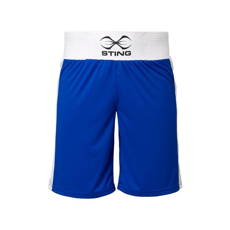 Sting METTLE AIBA APPROVED BOXING SHORTS - Blue / Red