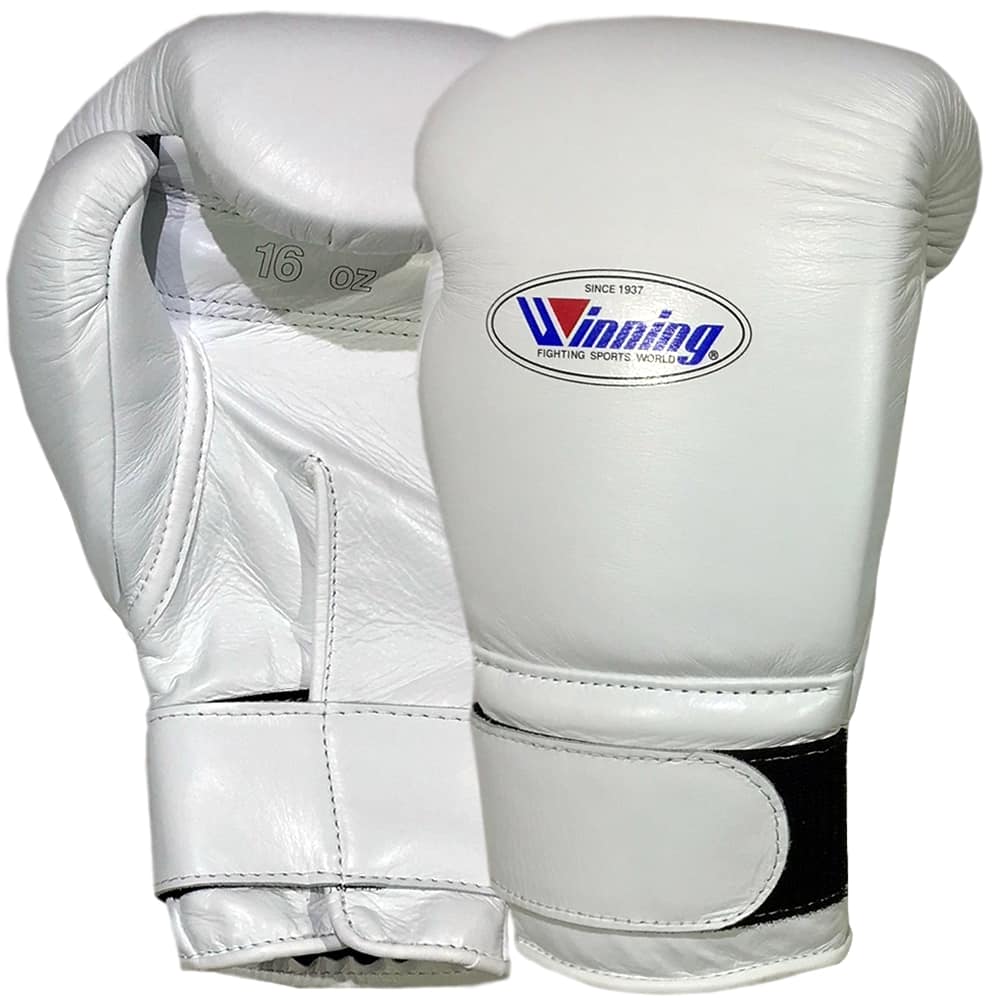 Winning MS-600-B Boxing Gloves White Velcro 16oz – Warrior Fight Store