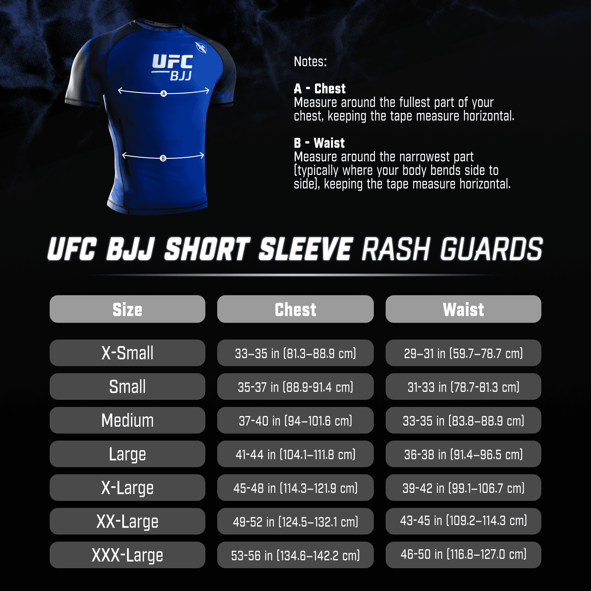 Hayabusa UFC BJJ Men’s Short Sleeve Rash Guard - Multiple Colours - Image 3