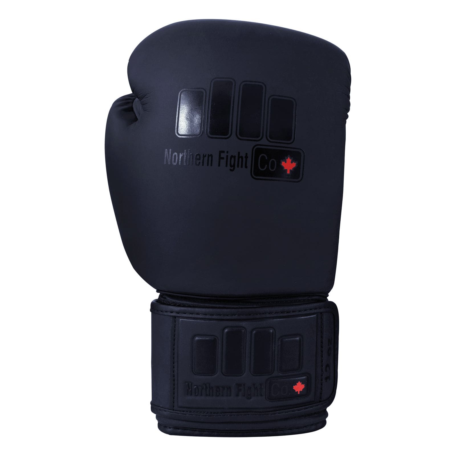 NFC Matte Black Boxing Gloves - Image 3