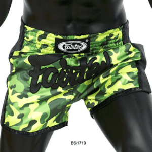 Fairtex Green Camo Slim Cut Muay Thai Shorts - BS1710