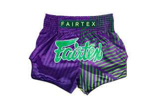 FAIRTEX BS1922 SLIM CUT MUAY THAI SHORTS – RACER PURPLE - Image 4