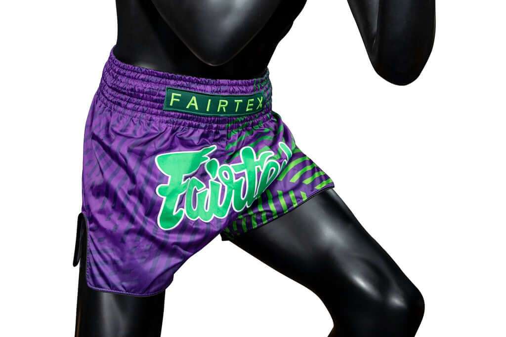 FAIRTEX BS1922 SLIM CUT MUAY THAI SHORTS – RACER PURPLE - Image 3