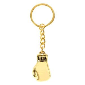 TITLE Boxing Luxury Glove Keyring - Gold / Silver