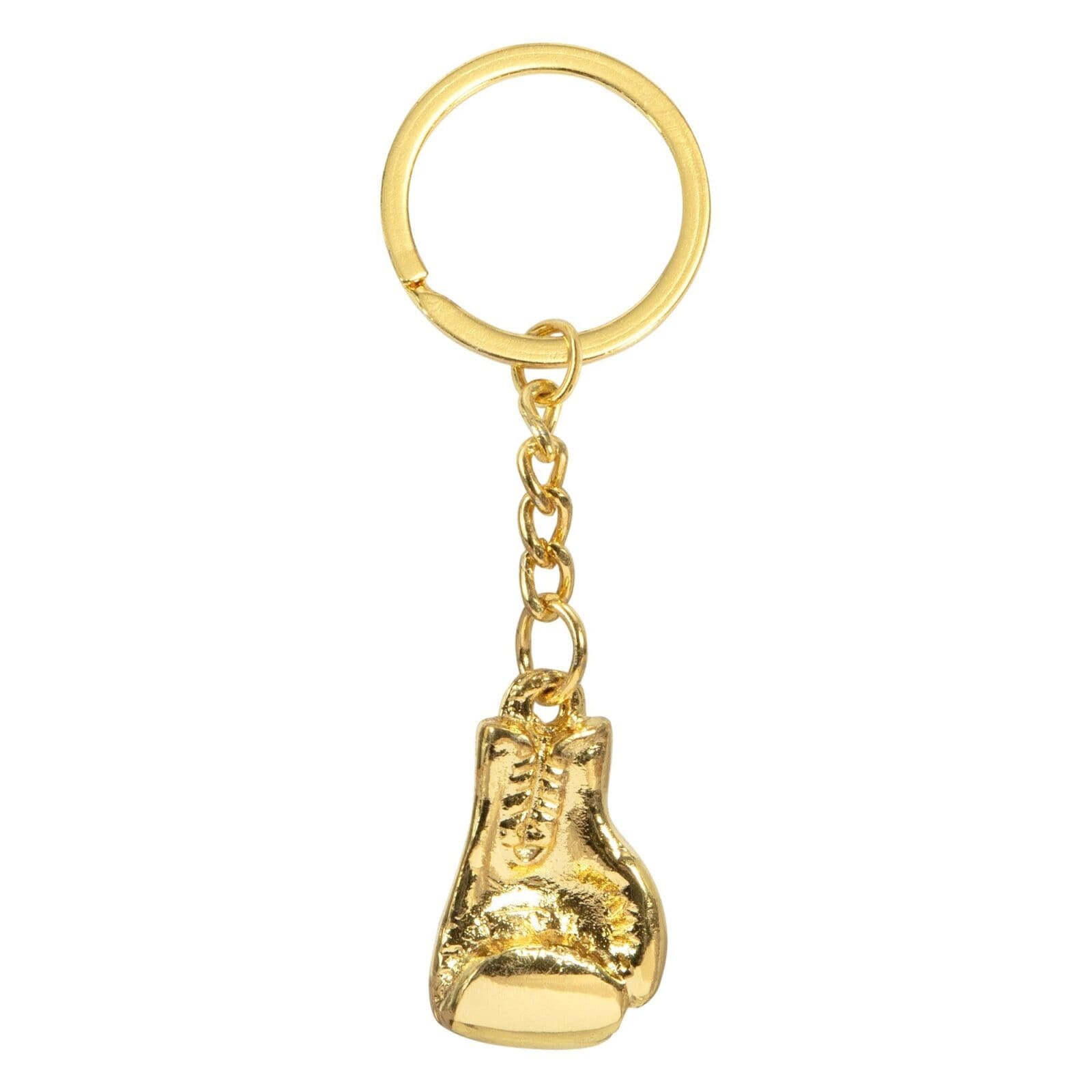TITLE Boxing Luxury Glove Keyring - Gold / Silver - Image 3