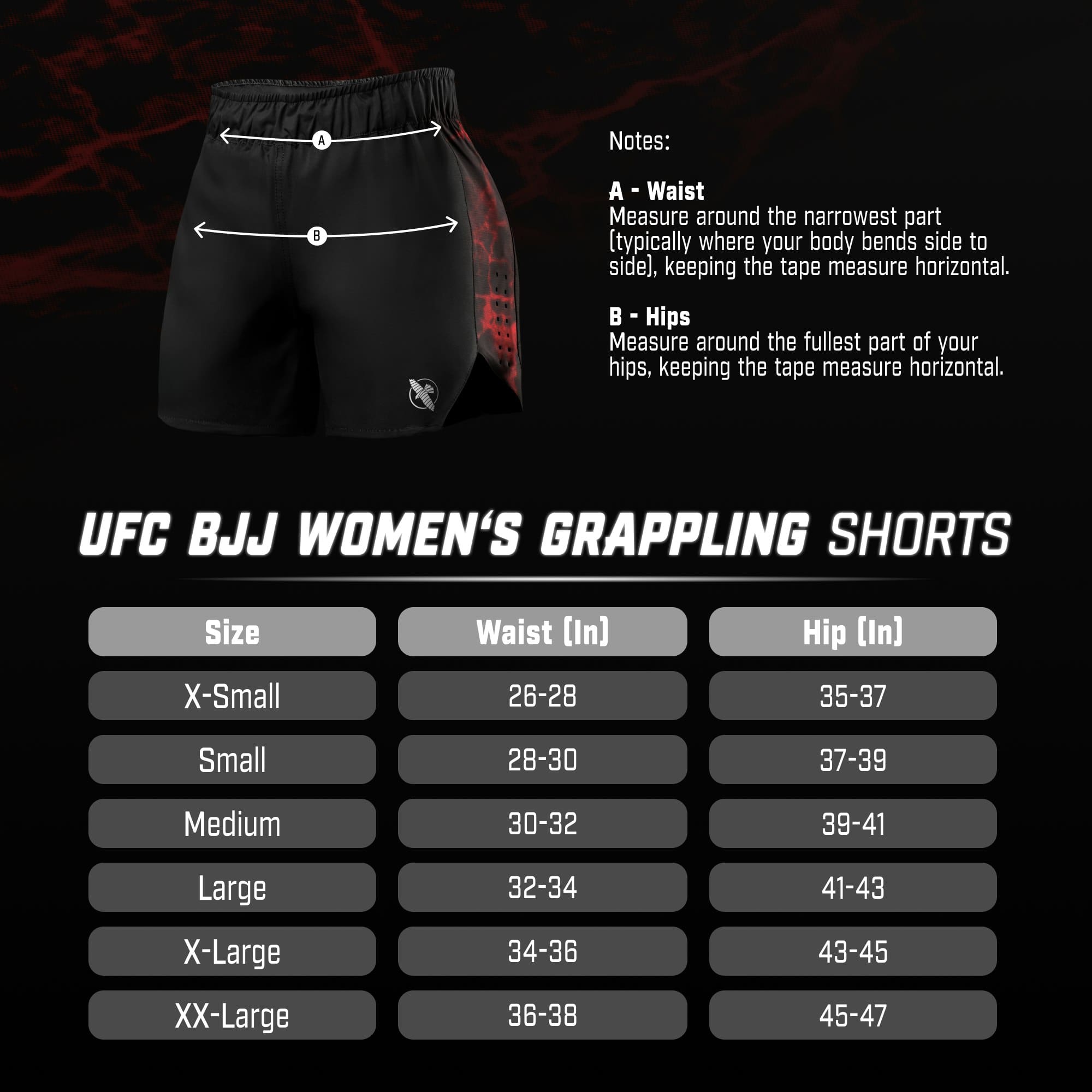 UFC BJJ Women’s Grappling Shorts - Multiple Colours - Image 3