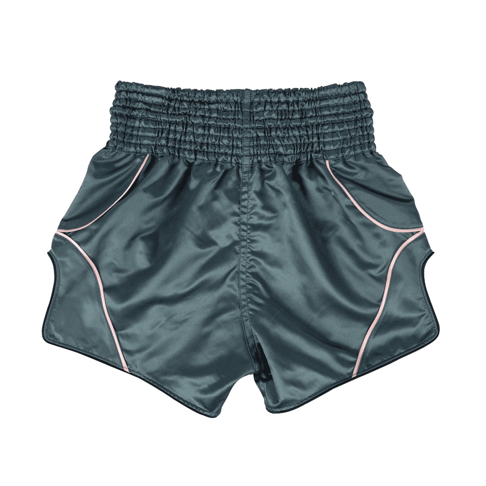 Fairtex Athletic Muay Thai Shorts - Arokaya Special - Aqua Bloom - Image 3